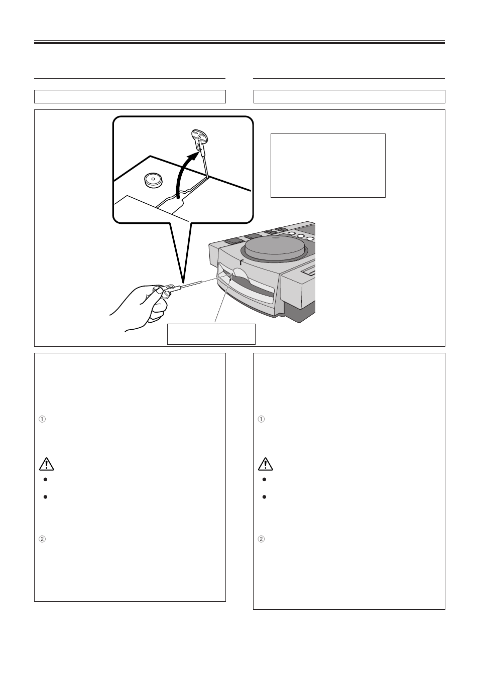 Forced disc ejection ejection forcée du disque | Pioneer CDJ-100S User Manual | Page 6 / 88