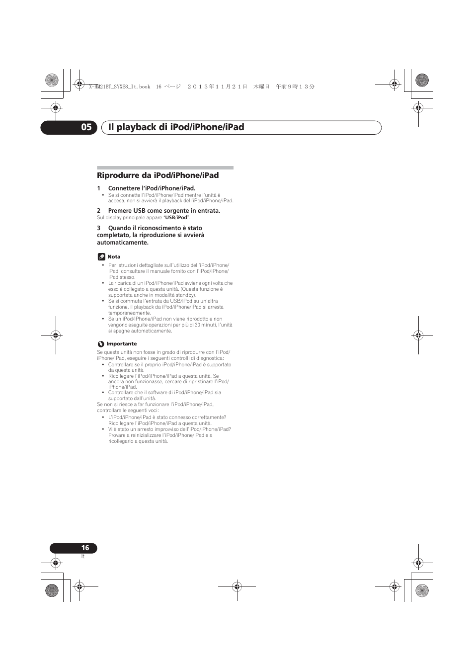 Riprodurre da ipod/iphone/ipad, Il playback di ipod/iphone/ipad 05 | Pioneer X-HM21BT-S User Manual | Page 124 / 256