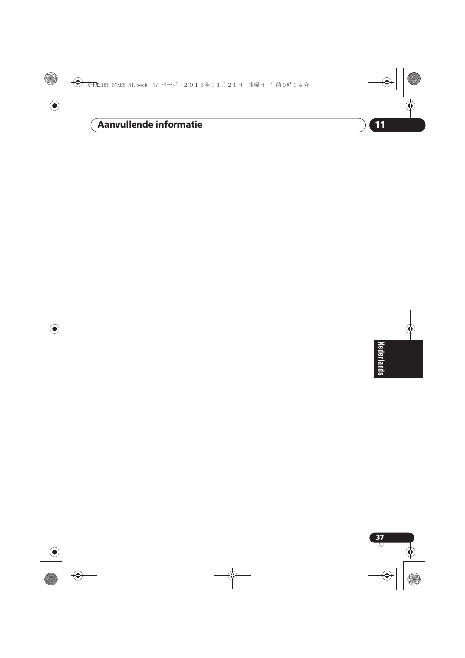 Aanvullende informatie 11 | Pioneer X-HM21BT-S User Manual | Page 181 / 256