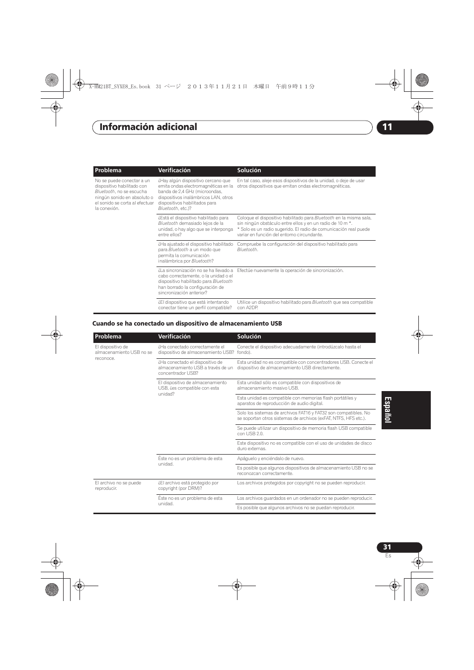 Información adicional 11 | Pioneer X-HM21BT-S User Manual | Page 211 / 256