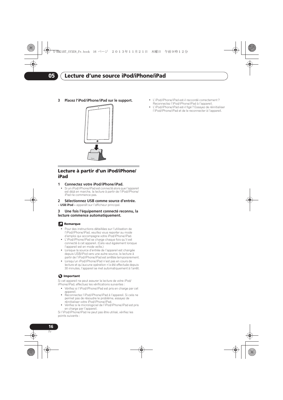 Lecture à partir d’un ipod/iphone/ipad, Lecture d’une source ipod/iphone/ipad 05, Lecture à partir d’un ipod/iphone/ ipad | Pioneer X-HM21BT-S User Manual | Page 52 / 256