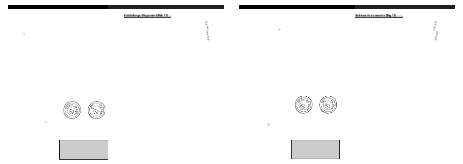 Anschließen der geräte, Deutsch, Français> connexion des appareils | Verbindungs-diagramm (abb. 11), Schéma de connexion (fig. 11) | Pioneer DEH-P9300R User Manual | Page 7 / 8