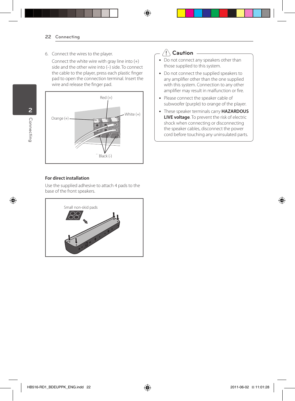 Caution | Pioneer BCS-FS515 User Manual | Page 22 / 452