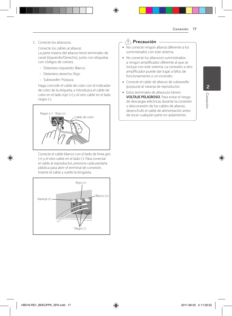 Precaución | Pioneer BCS-FS515 User Manual | Page 313 / 452