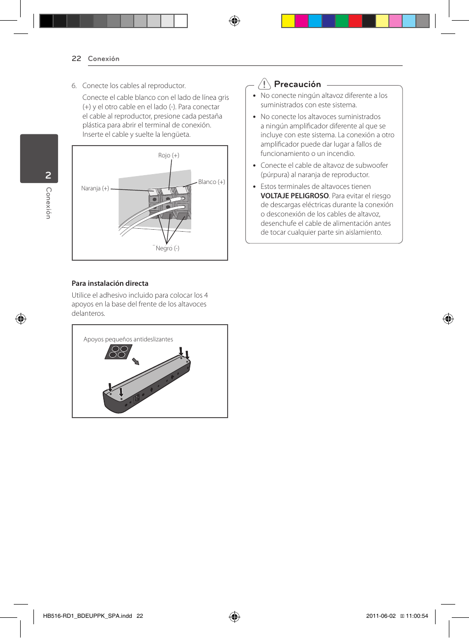 Precaución | Pioneer BCS-FS515 User Manual | Page 318 / 452