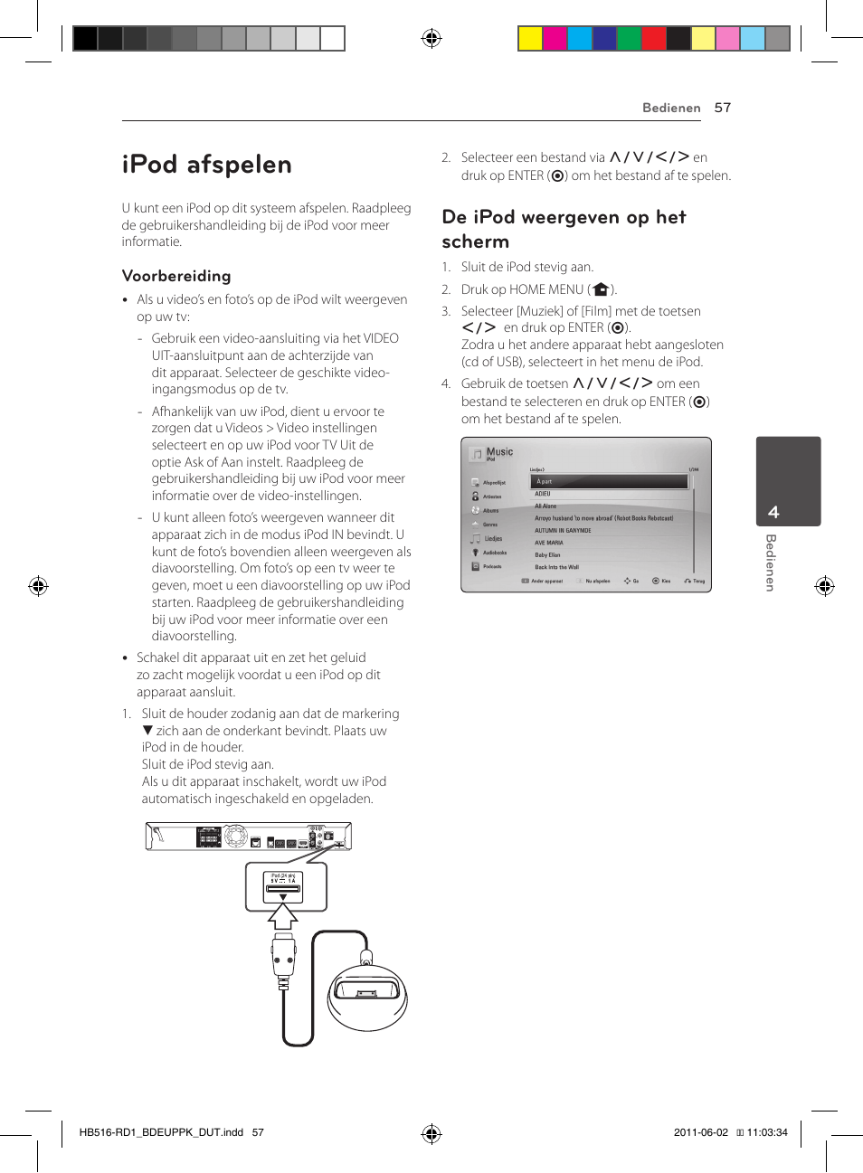 Ipod afspelen, De ipod weergeven op het scherm | Pioneer BCS-FS515 User Manual | Page 425 / 452