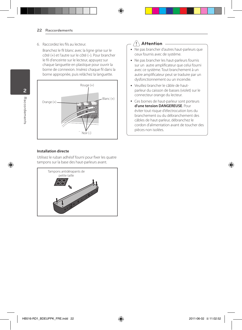 Attention | Pioneer BCS-FS515 User Manual | Page 94 / 452