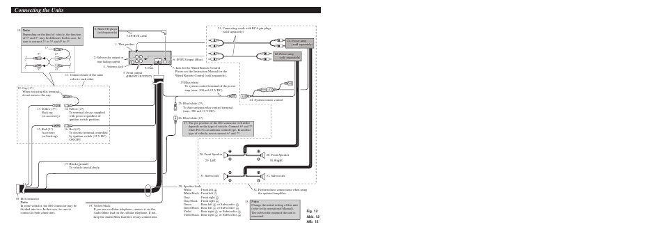 Connecting the units | Pioneer DEH-P6700MP User Manual | Page 5 / 8