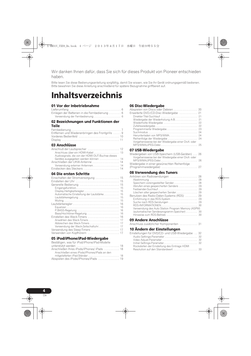 Pioneer X-HM31V-K User Manual | Page 88 / 256