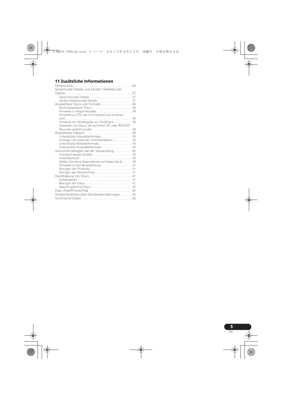 Pioneer X-HM31V-K User Manual | Page 89 / 256