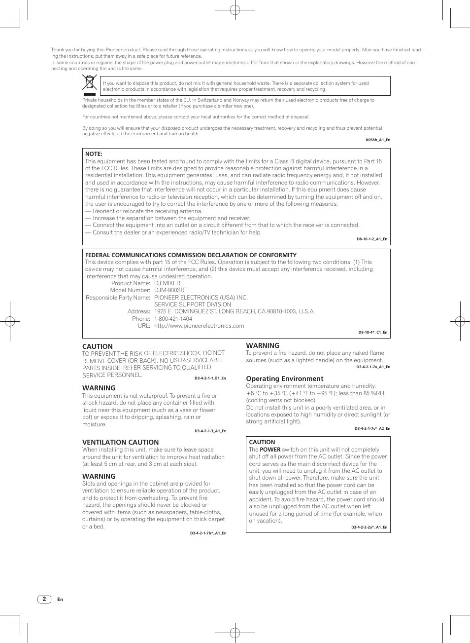 Pioneer DJM-900SRT User Manual | Page 2 / 200