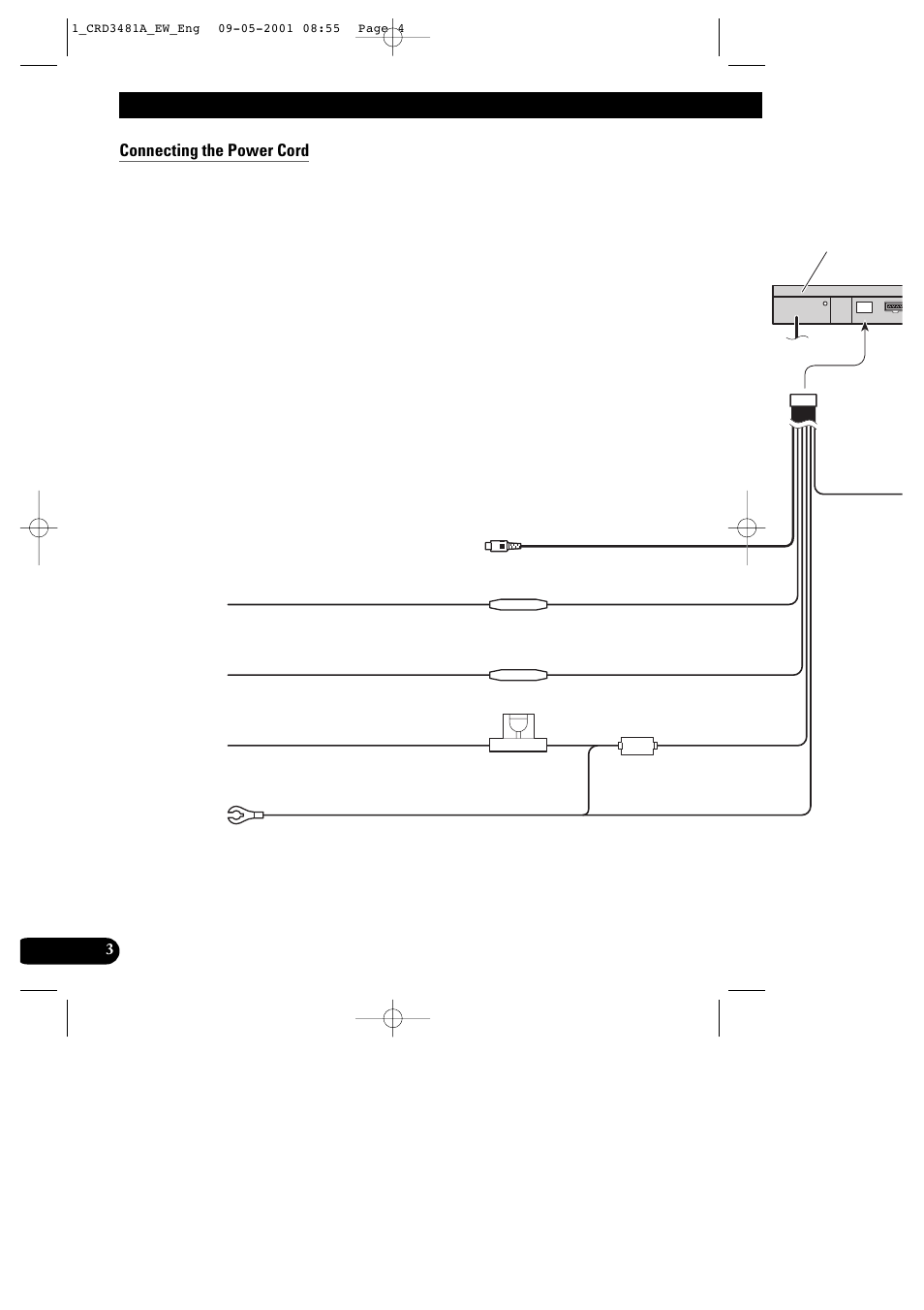 Connecting the units, Connecting the power cord | Pioneer AVX-7300 User Manual | Page 4 / 14