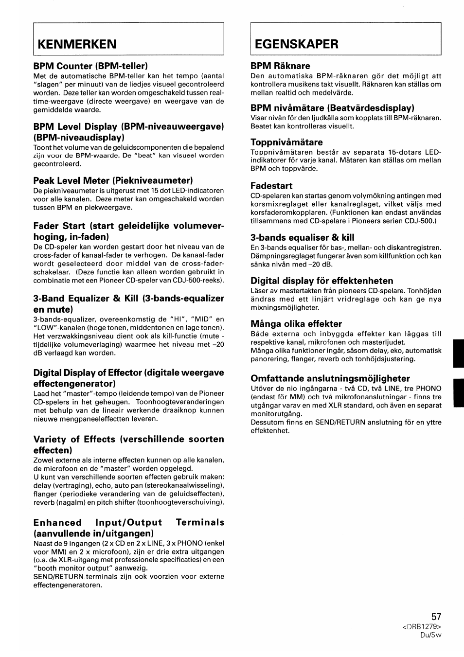 Pioneer DJM-500 User Manual | Page 57 / 108