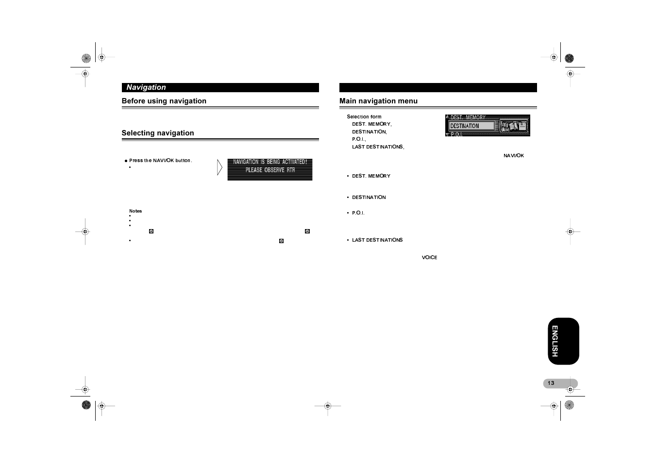 1dyljdwlrq | Pioneer ANH-P9R User Manual | Page 13 / 56