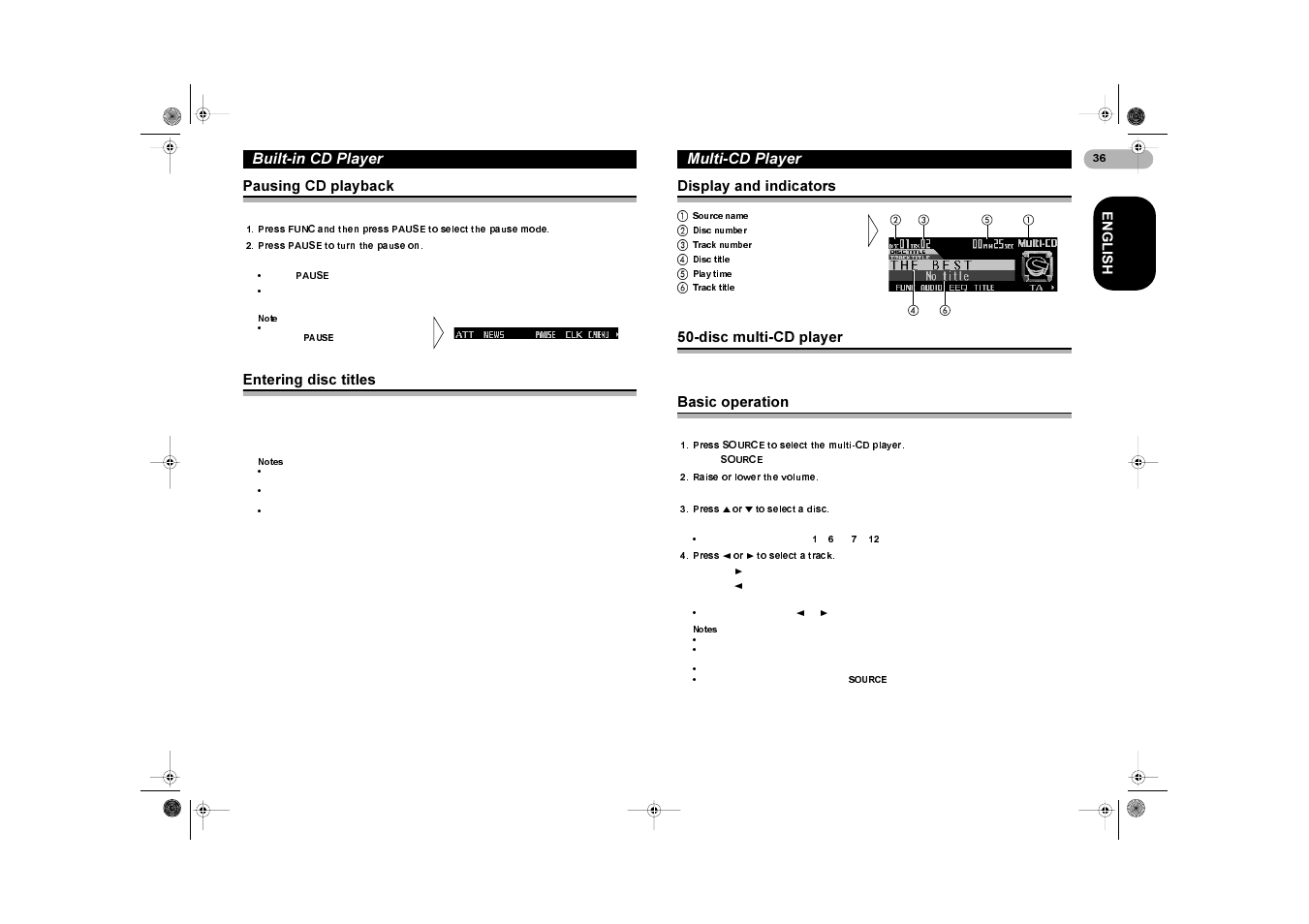 Xlowlq &' 3od\hu, 0xowl&' 3od\hu | Pioneer ANH-P9R User Manual | Page 36 / 56