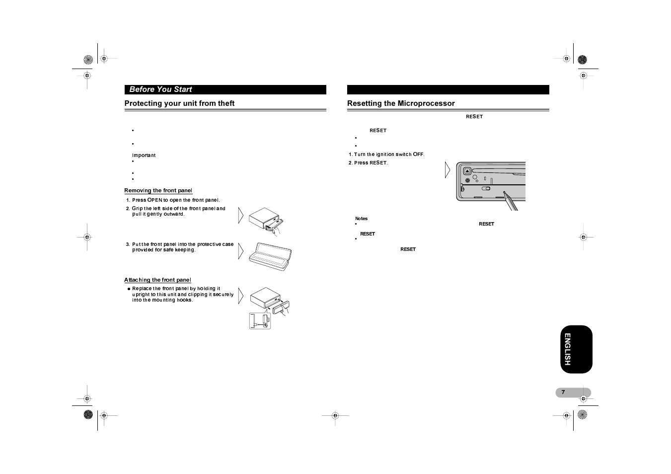 Hiruh <rx 6wduw | Pioneer ANH-P9R User Manual | Page 7 / 56