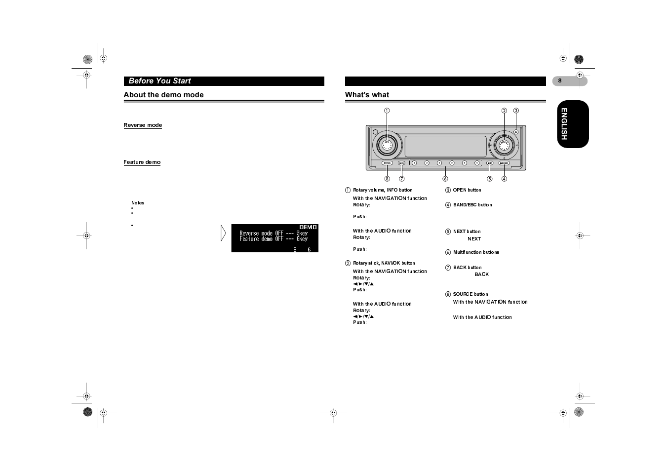 Hiruh <rx 6wduw | Pioneer ANH-P9R User Manual | Page 8 / 56