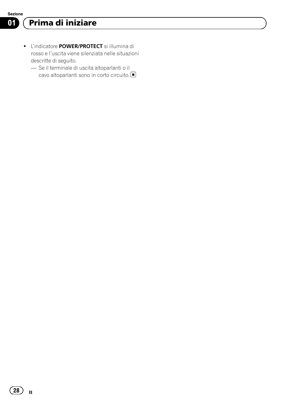 01 prima di iniziare | Pioneer GM-D8601 User Manual | Page 28 / 92