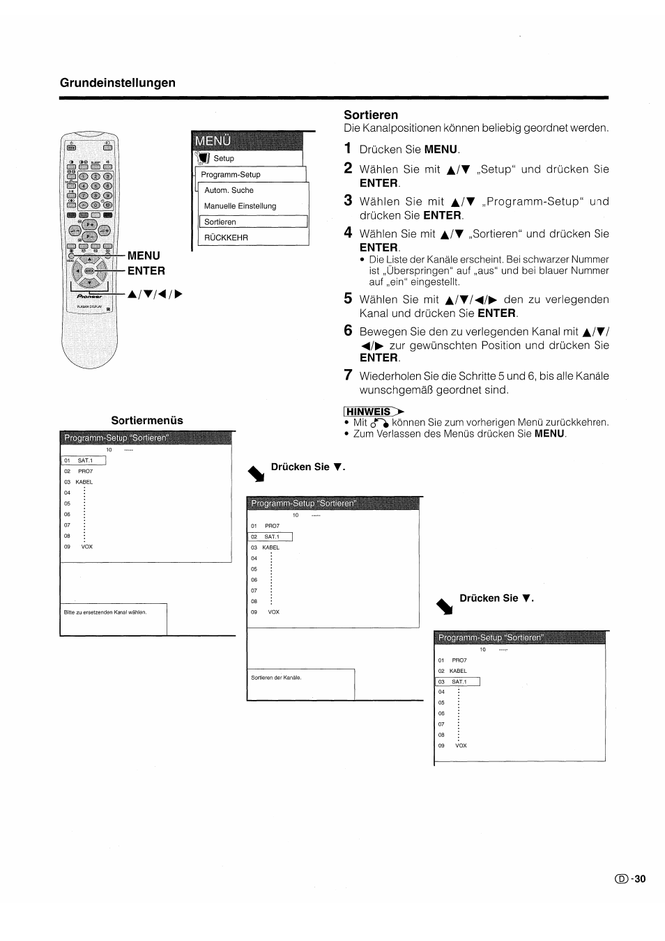 Sortieren | Pioneer PDP-503HDE User Manual | Page 161 / 196