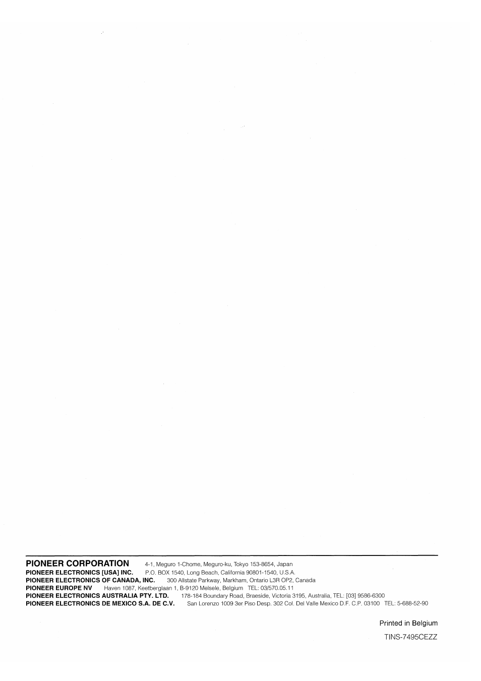 Pioneer PDP-503HDE User Manual | Page 196 / 196