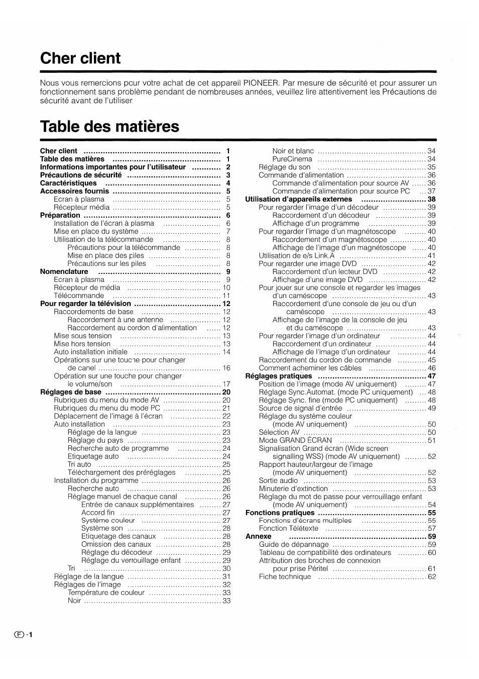 Pioneer PDP-503HDE User Manual | Page 68 / 196