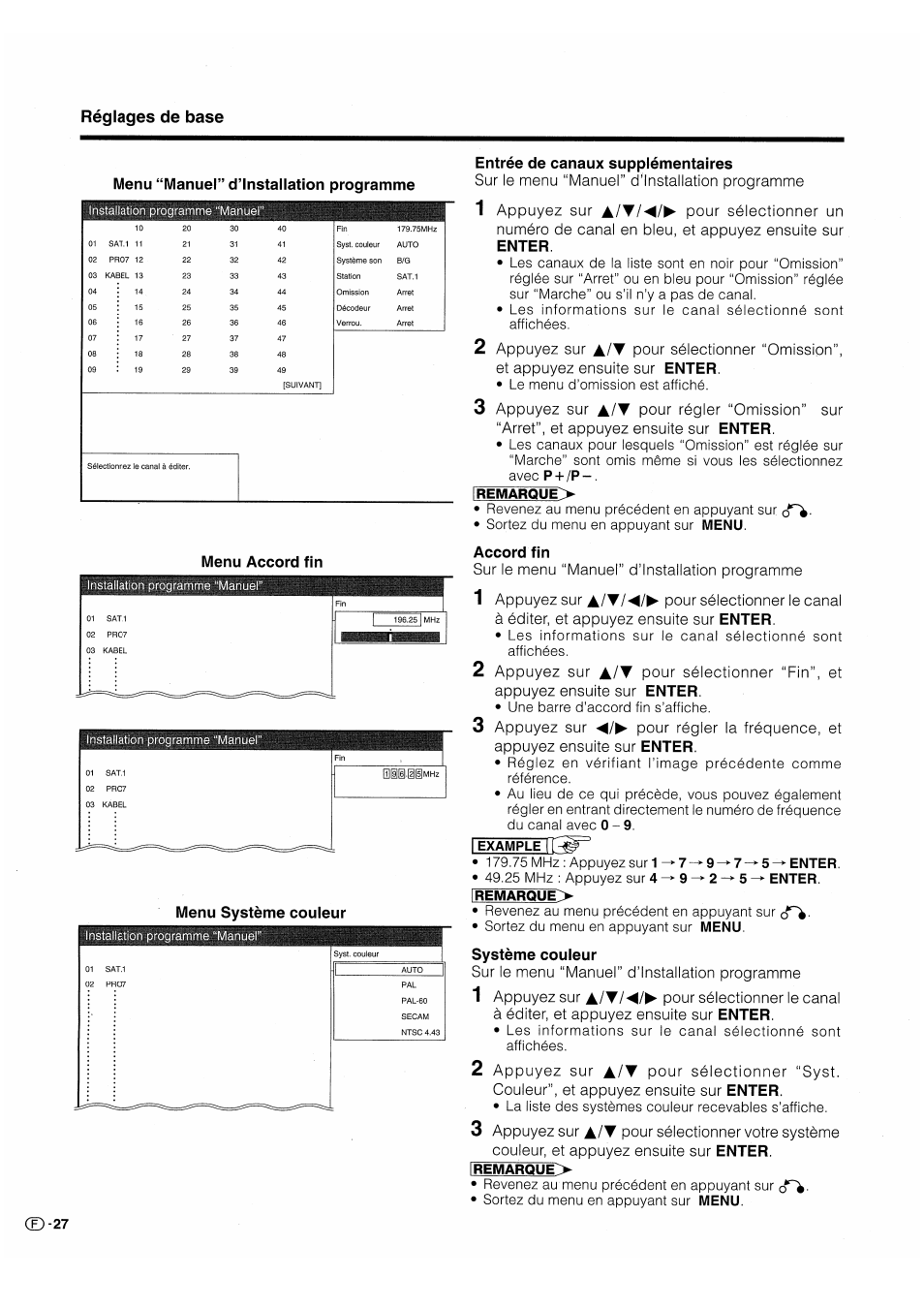 Réglages de base, A / t | Pioneer PDP-503HDE User Manual | Page 94 / 196