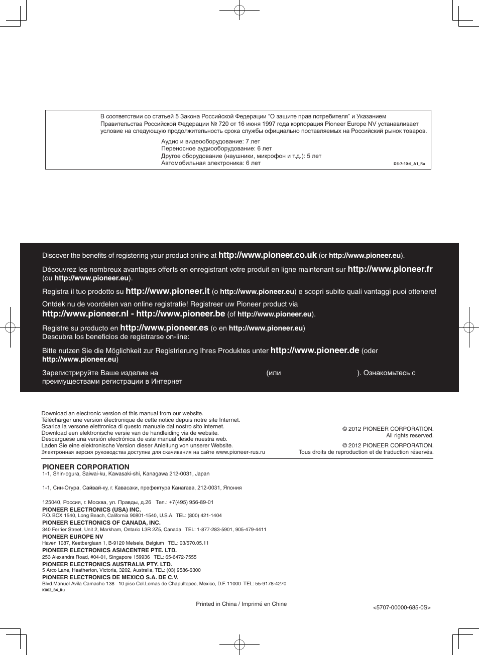 Pioneer VSX-322-K User Manual | Page 32 / 32