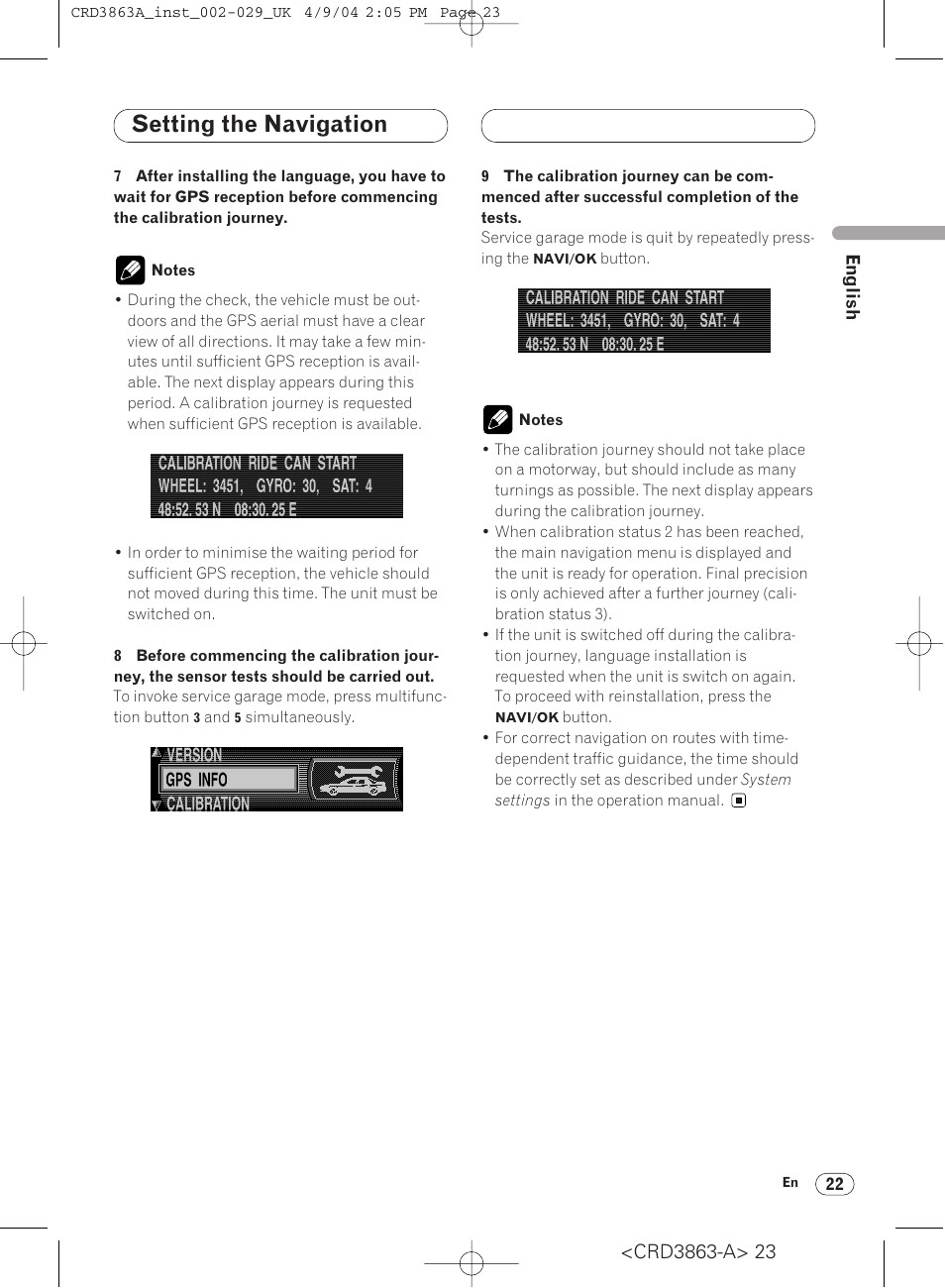 Setting the navigation | Pioneer ANH-P10MP User Manual | Page 23 / 170