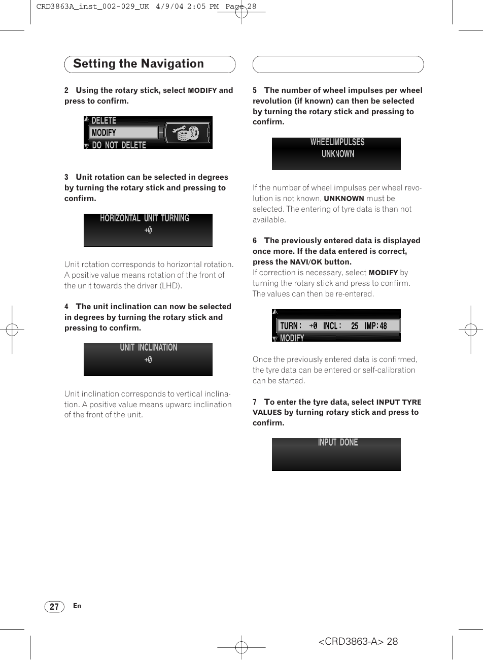 Setting the navigation | Pioneer ANH-P10MP User Manual | Page 28 / 170