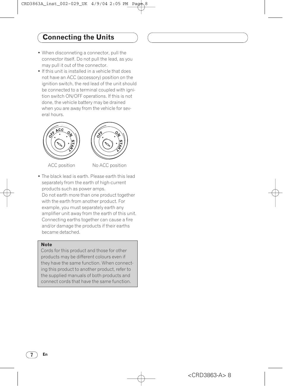 Connecting the units | Pioneer ANH-P10MP User Manual | Page 8 / 170