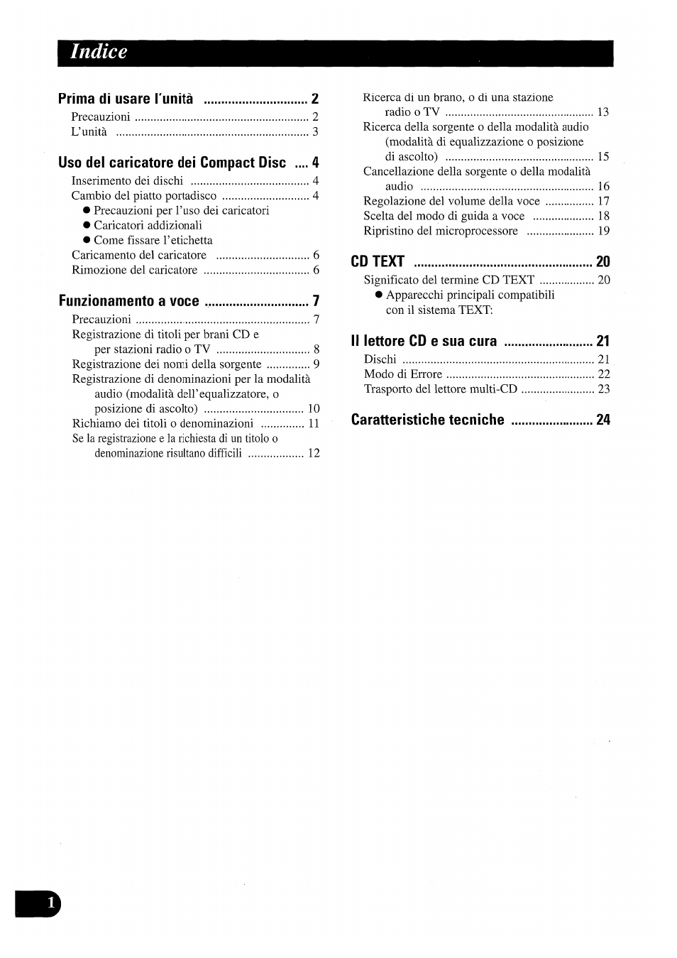 Indice | Pioneer CDX-P2050VS User Manual | Page 50 / 100