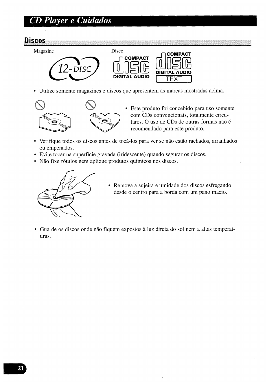Discos, Is (slogffl | Pioneer CDX-P2050VS User Manual | Page 94 / 100