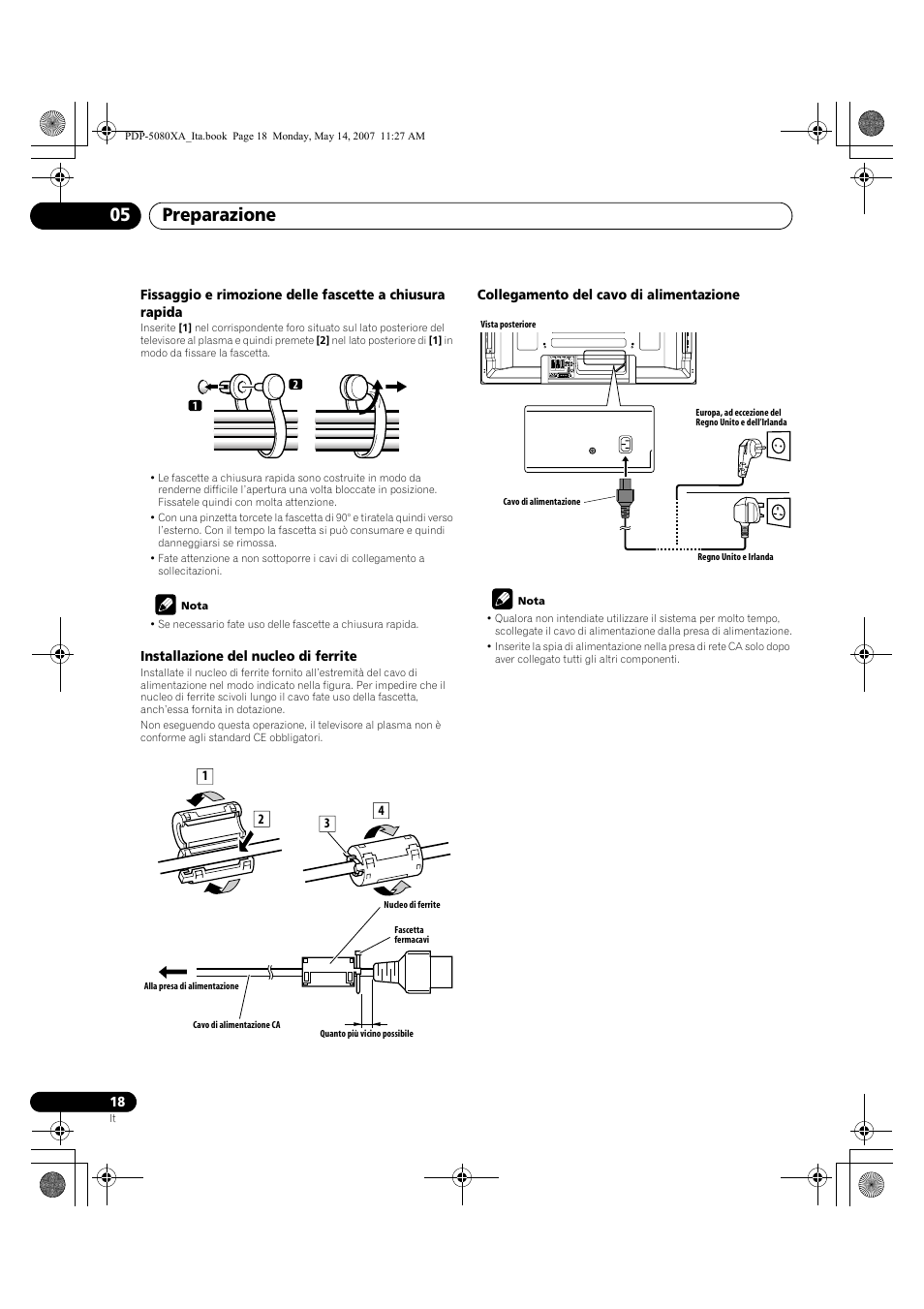 Preparazione 05 | Pioneer PDP-4280XA User Manual | Page 198 / 364