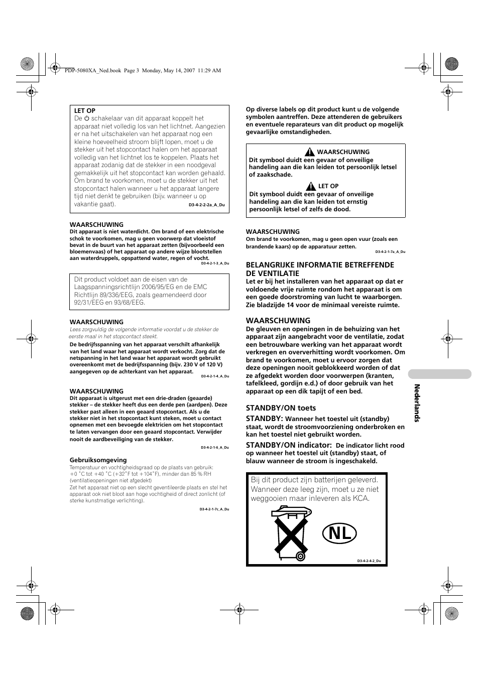 Pioneer PDP-4280XA User Manual | Page 243 / 364