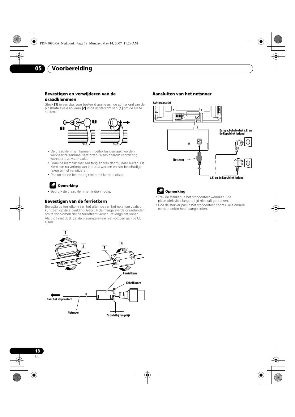 Voorbereiding 05 | Pioneer PDP-4280XA User Manual | Page 258 / 364
