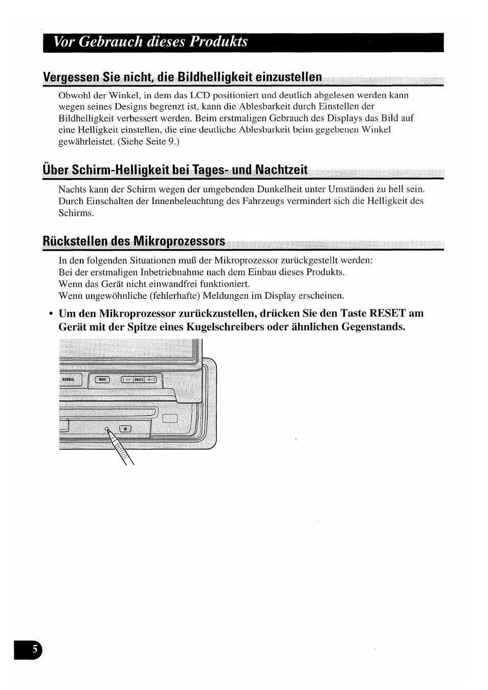 Vor gebrauch dieses produkts | Pioneer AVX-P7000CD User Manual | Page 58 / 80