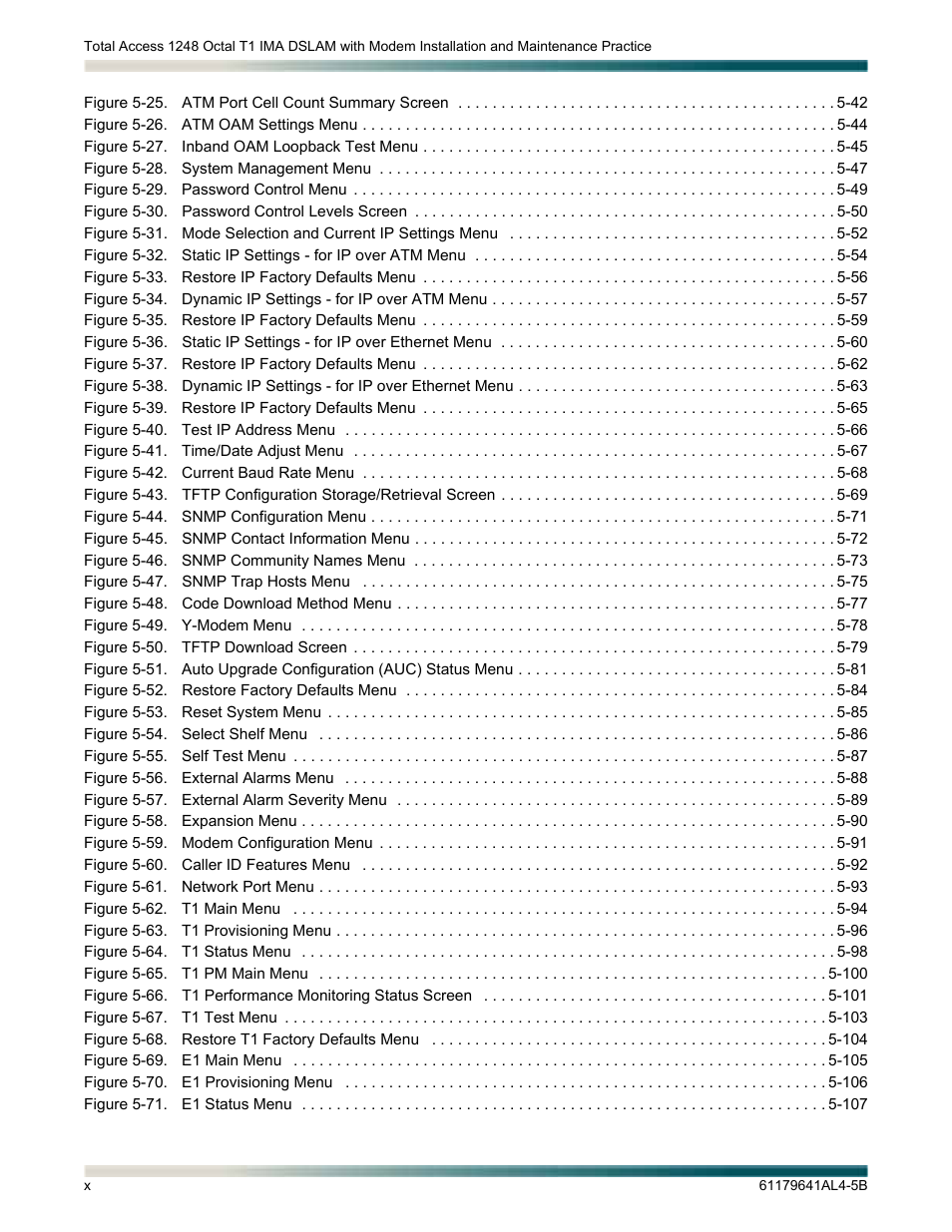 ADTRAN 1248 User Manual | Page 10 / 236