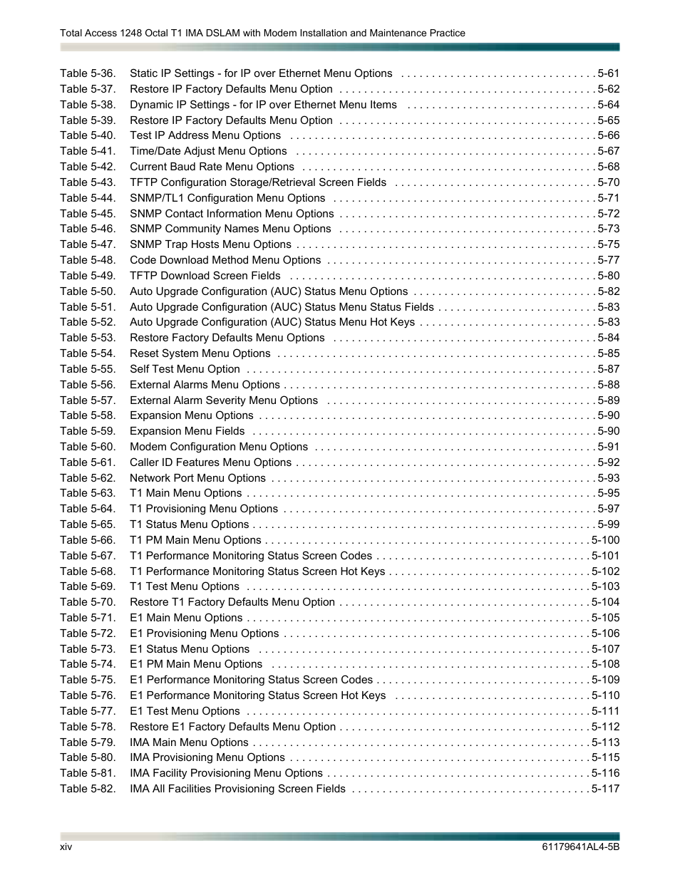 ADTRAN 1248 User Manual | Page 14 / 236