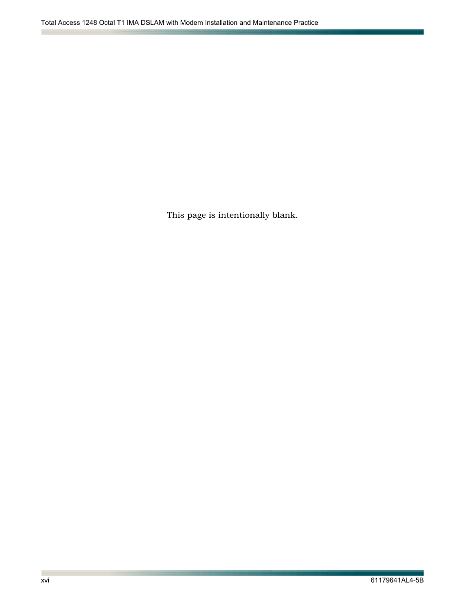 ADTRAN 1248 User Manual | Page 16 / 236