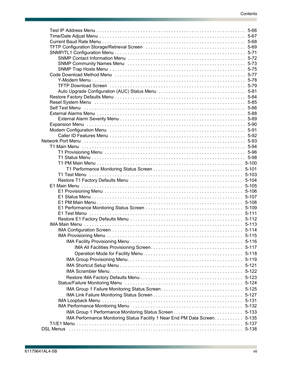 ADTRAN 1248 User Manual | Page 7 / 236