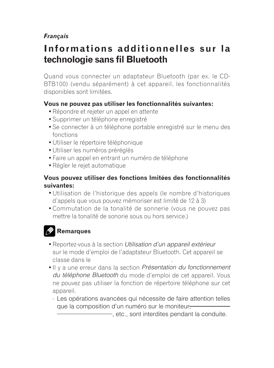 Pioneer AVH-5200BT User Manual | Page 4 / 24