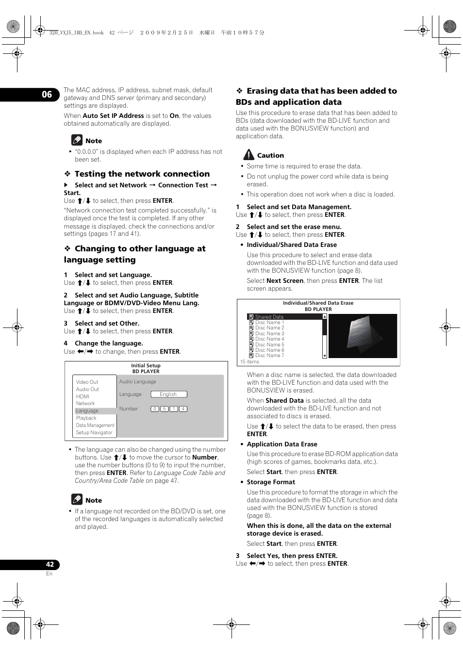 Pioneer BDP-320 User Manual | Page 42 / 64