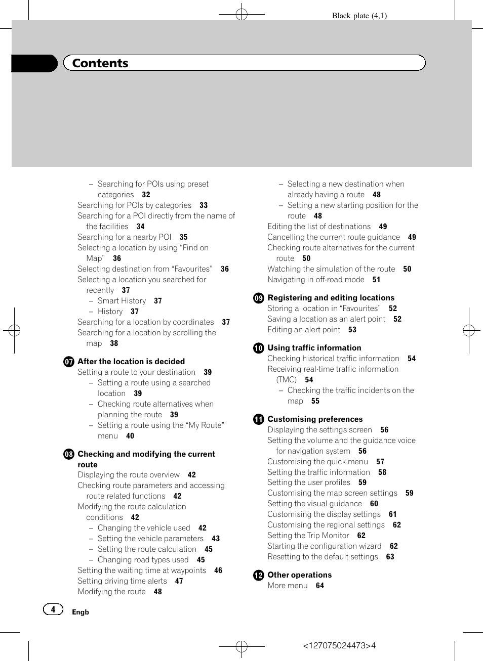 Pioneer AVIC-F250 User Manual | Page 4 / 76
