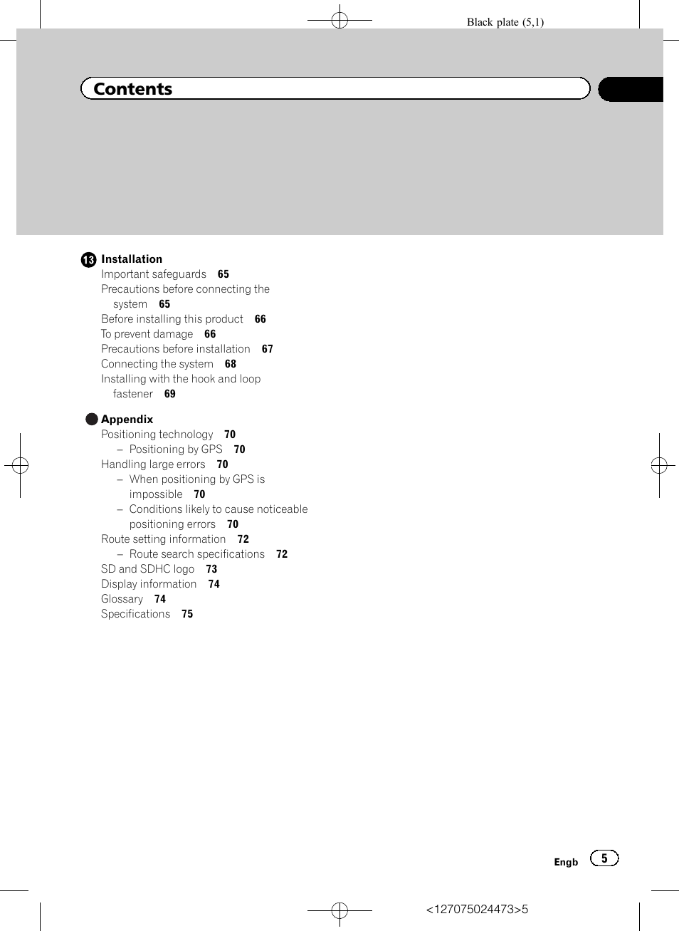Pioneer AVIC-F250 User Manual | Page 5 / 76