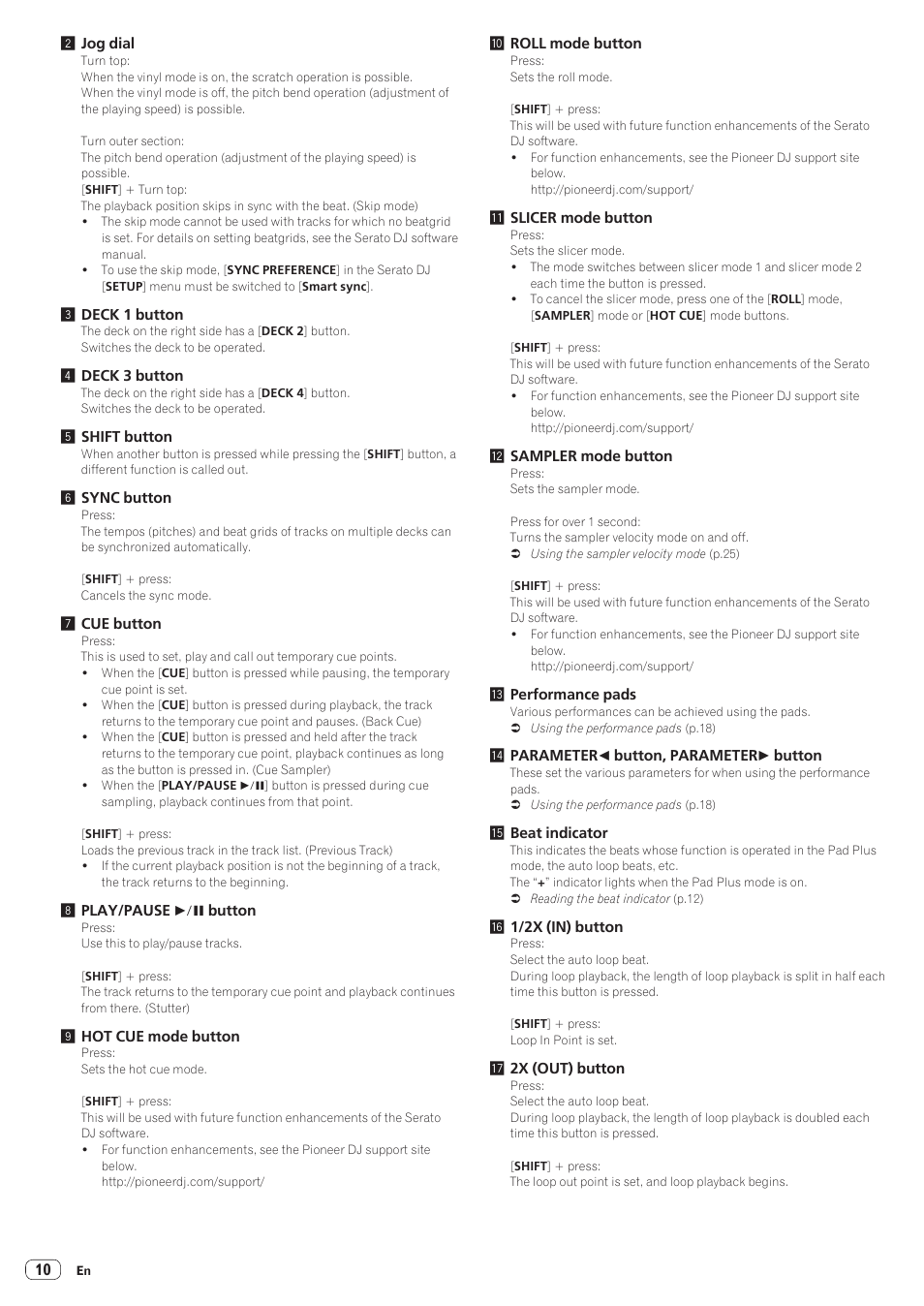 Pioneer DDJ-SR User Manual | Page 10 / 34