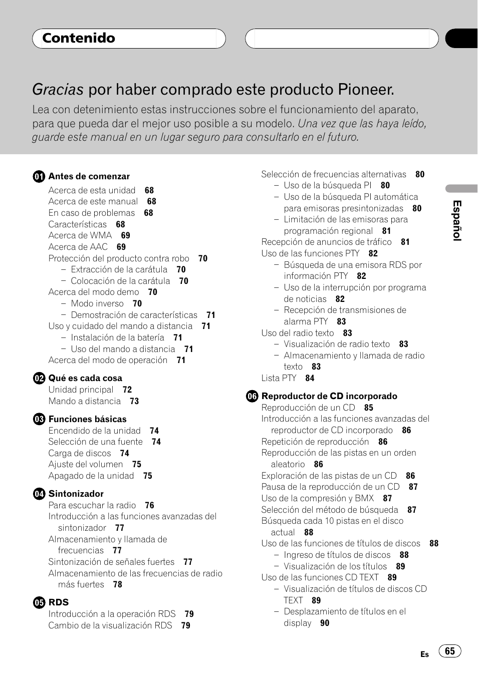 Pioneer DEH-P7700MP User Manual | Page 65 / 133
