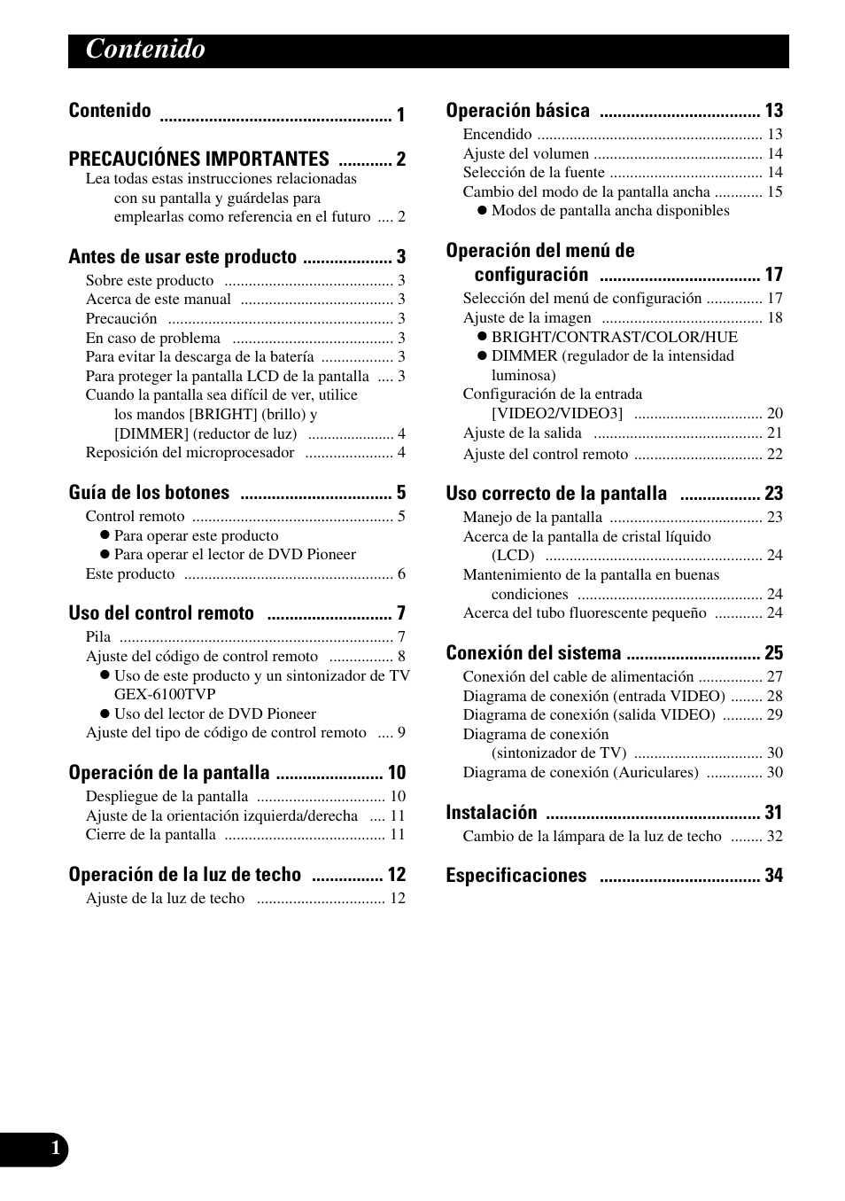 Pioneer AVR-W6100 User Manual | Page 36 / 104
