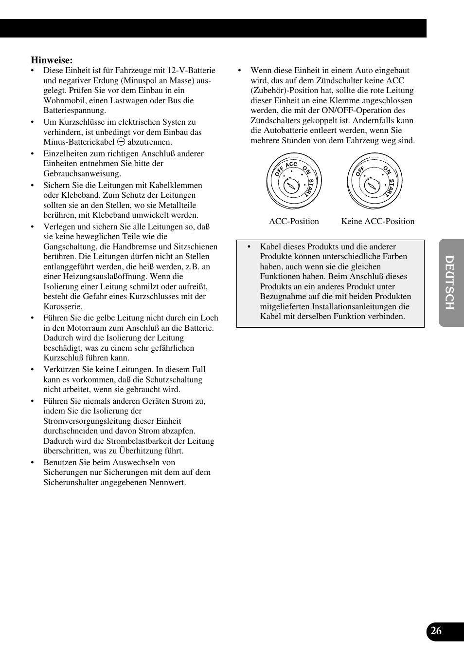 Hinweise | Pioneer AVR-W6100 User Manual | Page 95 / 104