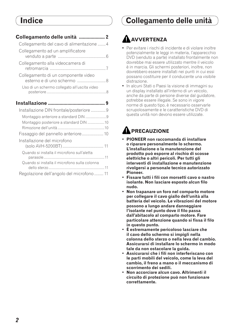 Crd4481an_rev1_22-31, Indice collegamento delle unità | Pioneer AVH-5200BT User Manual | Page 22 / 64