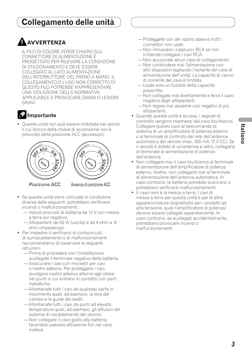 Collegamento delle unità | Pioneer AVH-5200BT User Manual | Page 23 / 64